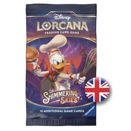 JCC DISNEY LORCANA SHIMMERING SKIES: BOOSTER PACK - INGLES