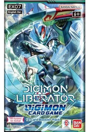 JCC DIGIMON CARD GAME: EX07 DIGIMON LIBERATOR: BOOSTER PACK - INGLES