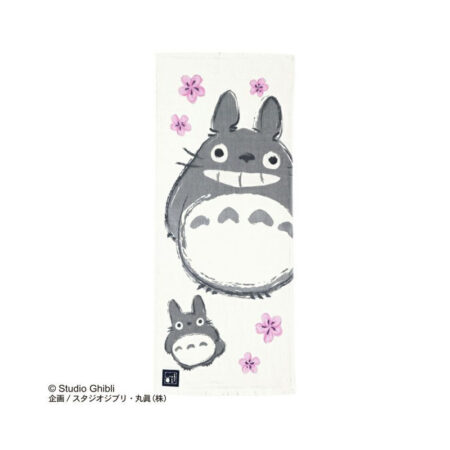 MER TOALLA: TOTORO GRIS SAKURA TOALLA 34X80 CM MI VECINO TOTORO