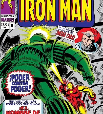 COM BIBLIOTECA MARVEL EL INVENCIBLE IRON MAN 06 DE 1967 A 1968