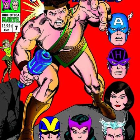 COM BIBLIOTECA MARVEL LOS VENGADORES 07 DE 1967