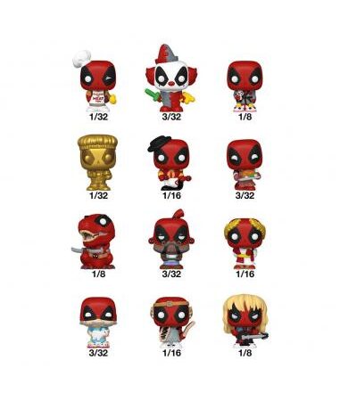 MER FUNKO POP! BITTY POP! MARVEL: DEADPOOL