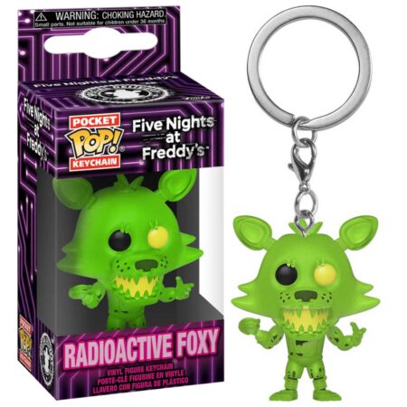 MER FUNKO POP! LLAVERO: FIVE NIGHTS AT FREDDYS FOXY RADIOACTIVO