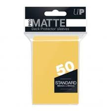 ACC FUNDAS DECK PROTECTOR MATE (50) - YELLOW (AMARILLO)