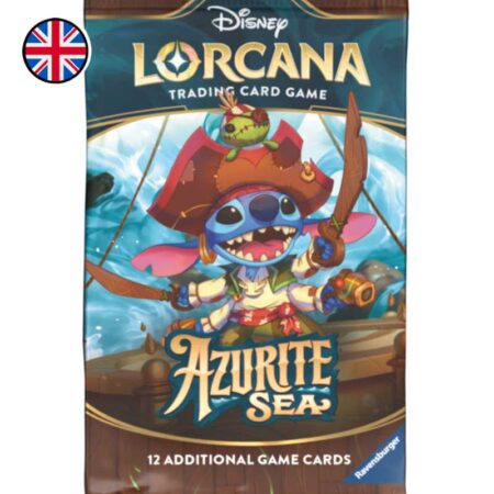 JCC LORCANA AZURITE SEA: BOOSTER PACK - INGLES