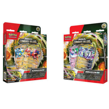 JCC POKEMON BARAJA DE COMBATE DELUXE KORAIDON EX / MIRAIDON EX