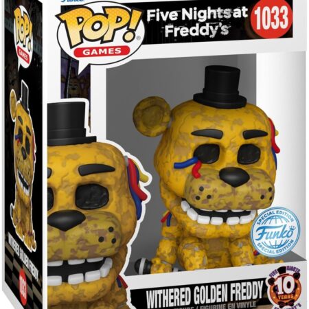 MER FUNKO POP! FIVE NIGHTSAT FREDDYS: WITHERED GOLDEN FREDDY 1033