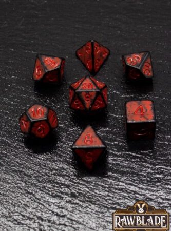 ACC SET DADOS: RAWBLADE ANCIENT RED (7)