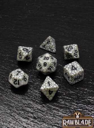 ACC SET DADOS: RAWBLADE CRACKED SET DADOS BLACK (7)