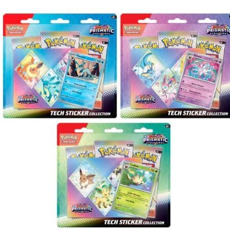 JCC POKEMON PRISMATIC EVOLUTION: COLECCION CON PEGATINAS
