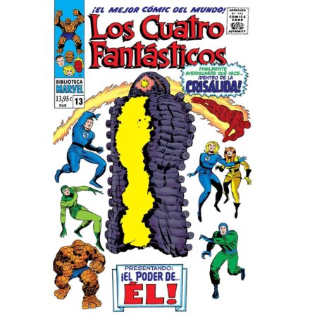 COM BIBLIOTECA MARVEL 73 LOS CUATRO FANTASTICOS 13