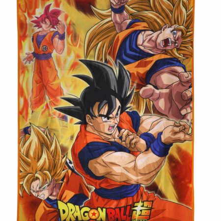 MER MANTA: DRAGON BALL SUPER 100X150CM BATTLE OF GODS GOKU STATES