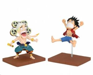 MER FIGURA: ONE PIECE WORLD COLLECTABLE FIGURE LOG STORIES MONKEY.D.LUFFY & ENEL