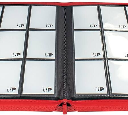 ACC ALBUM 9 - POCKET PRO-BINDER ZIPPERED ROJO