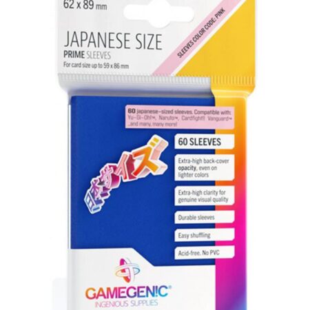 ACC FUNDAS GAMEGENIC: PRIME JAPANESE SLEEVES BLUE 62X89MM