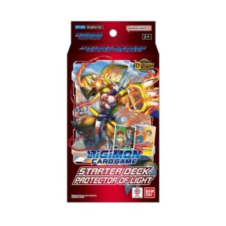 JCC DIGIMON CARD GAMES: ST20 STARTER DECK PROTECTOR OF LIGHT - INGLES