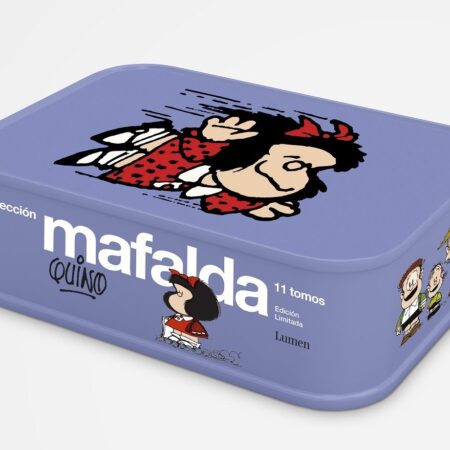 COM LAS TIRAS DE MAFALDA (CAJA METALICA)
