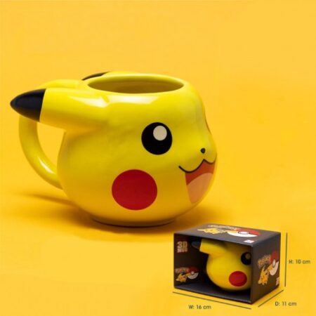 MER TAZA POKEMON: PIKACHU 3D