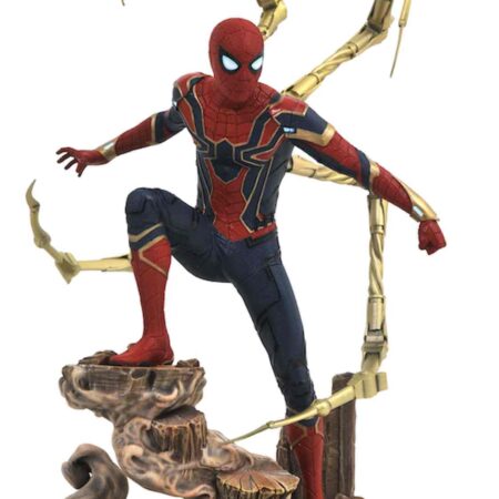 FIG IRON SPIDER-MAN DIORAMA PVC 23 CM MARVEL MOVIE GALLERY AVENGERS INFINITY WAR