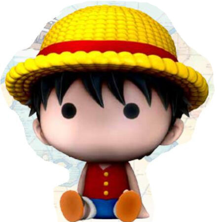 MER FIGURA: ONE PIECE LUFFY CHIBI HUCHA 16 CM PVC
