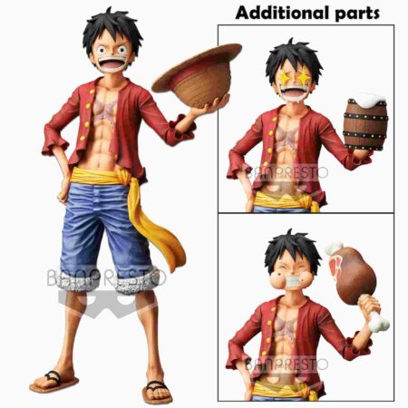 FIG ONE PIECE: MONKEY D LUFFY FIGURA 28 CM GRANDISTA NERO