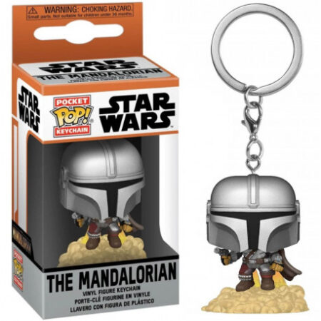 MER FUNKO POP! STAR WARS: THE MANDALORIAN - THE MANDALORIAN FLYING WITH JETPACK