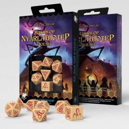 ACC DADOS Q-WORKSHOP CALL OF CTHULHU MASKS OF NYARLATHOTEP
