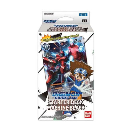 JCC DIGIMON CARD GAMES MACHINE BLACK: STARTER DECK - INGLES