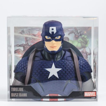 FIG MARVEL: HUCHA CAPITAN AMERICA 20 CM