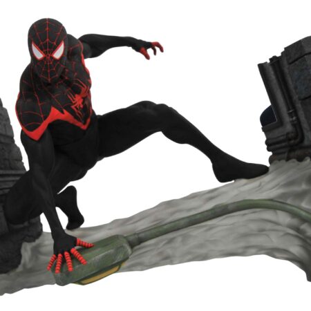 FIG MARVEL: MILES MORALES SPIDER-MAN FIGURA 18 CM DIORAMA PVC MARVEL COMIC GALLERY