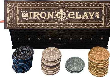 JCC IRON CLAYS RETAIL 100 MONEDAS FICHAS