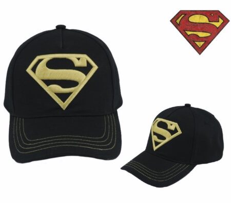 MER GORRA SUPERMAN BLACK/GOLD