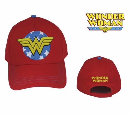 MER DC COMICS: GORRA WONDER WOMAN ROJA
