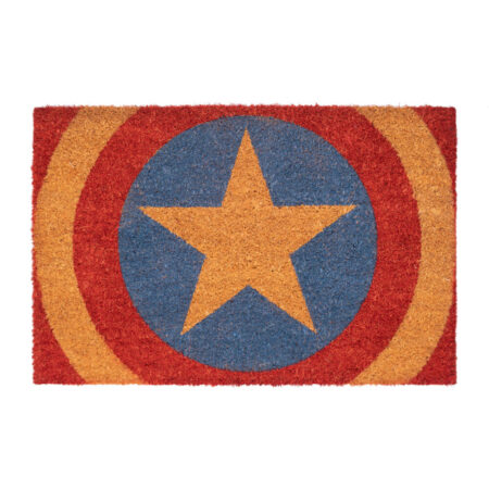 MER MARVEL: FELPUDO CAPITAN AMERICA SHIELD 40X60 CM