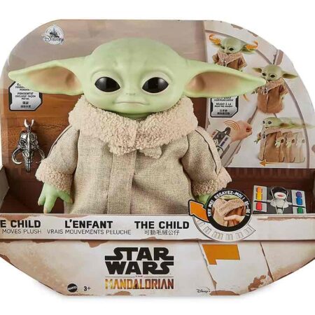 MER PELUCHE: BABY YODA PELUCHE + CONTROL REMOTO 28 CM STAR WARS