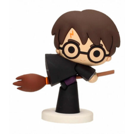 FIG FIGURA: HARRY POTTER NIMBUS CAPA NEGRA MINI FIGURA GOMA HARRY POTTER