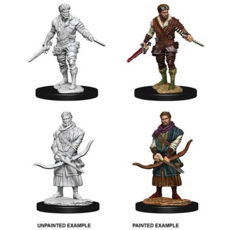 ROL D&D NOLZURS MERVELOUS MINIATURES HUMAN ROGUE