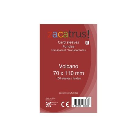 ACC FUNDAS ZACATRUS VOLCANO 70X110MM (100)