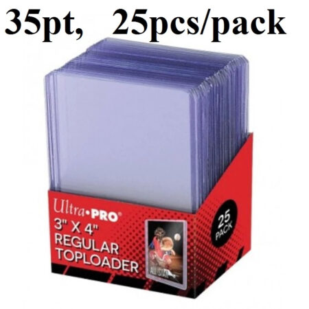 ACC FUNDA RIGIDA (25) - 3" X 4" CLEAR REGULAR TOPLOADER 35PT