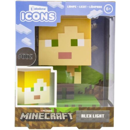 MER FIGURA: MINECRAFT ALEX ICON LIGHT LAMPARA ICON