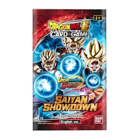 JCC DRAGON BALL CARD GAME: B15 SAIYAN SHOWDOWN - BOOSTER PACK - INGLES
