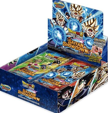 JCC DRAGON BALL CARD GAME: B15 SAIYAN SHOWDOWN - BOOSTER BOX- INGLES