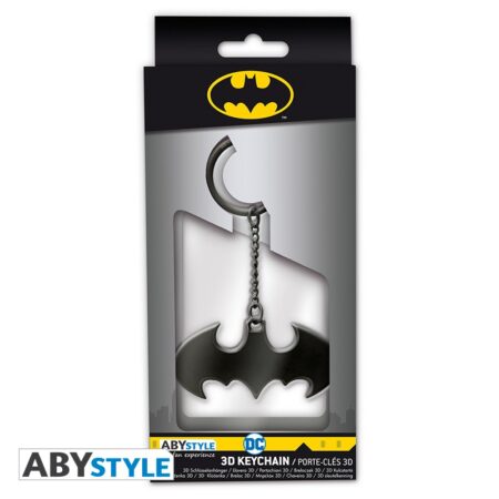 MER LLAVERO: DC COMICS BATMAN LOGO NEGRO