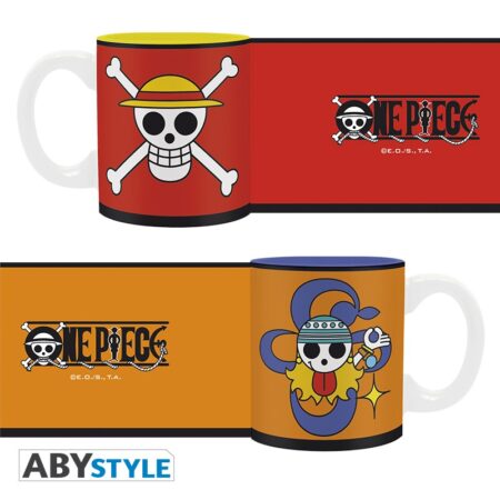 MER TAZA: ONE PIECE - SET 2 MINI-MUG 110 ML LUFFY & NAMI
