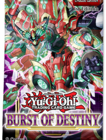 JCC YU-GI-OH BURST OF DESTINY: BOOSTER PACK - INGLES