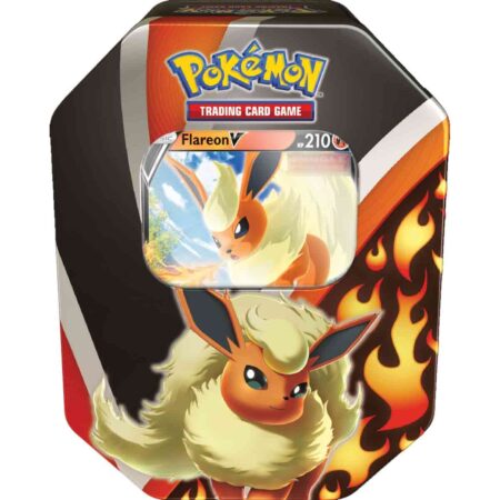 JCC POKEMON CAJA METALICA: FLAREON V - INGLES
