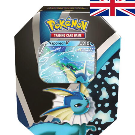 JCC POKEMON CAJA METALICA : VAPOREON V - INGLES