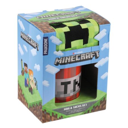 MER TAZA: SET TAZA Y CALCETINES MINECRAFT