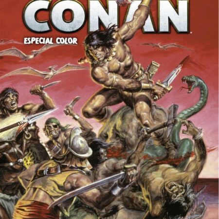 COM BIBLIOTECA CONAN. LA ESPADA SALVAJE DE CONAN - ESPECIAL COLOR. MARVEL COMICS SUPER SPECIAL