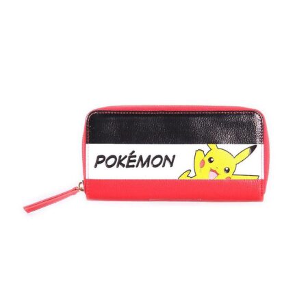 MER CARTERA: POKEMON PIKACHU RAYAS TRICOLOR